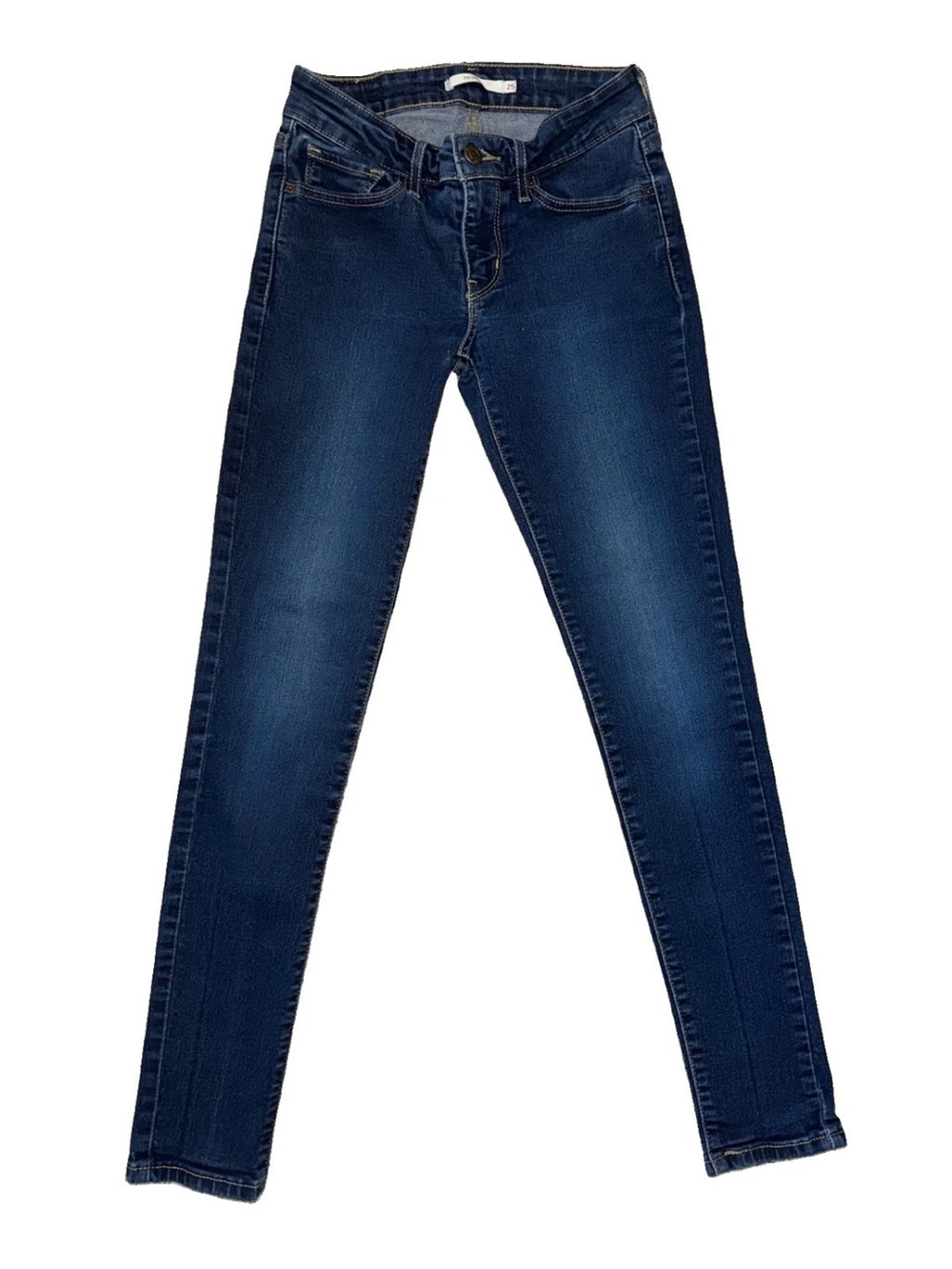 Levi’s 711 Skinny Jeans Women’s Size 25 Dark Wash Stretch Ankle Mid Rise